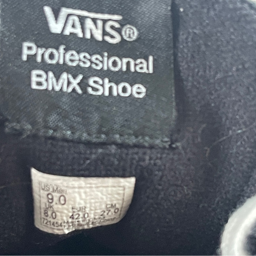 Vans federal BMX Black and White Sneakers in size 9 - Picture 9 of 10